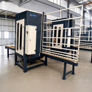 Machine de sablage à commande PLC, sablageuse à verre motorisée, sablageuse pour construction en acier - Product Image 1