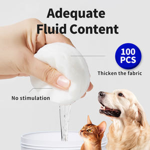 Toallitas húmedas para mascotas a base <span class=keywords><strong>de</strong></span> plantas OEM, 100 Uds., toallitas húmedas suaves para limpiar los ojos <span class=keywords><strong>de</strong></span> los gatos y eliminar las manchas <span class=keywords><strong>de</strong></span> lágrimas, Etiqueta Privada - Product Image 2