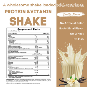 Kit OEM Completo de Batido de Proteínas y Vitaminas con Colágeno y Fibra, Sabor Vainilla - Product Image 4