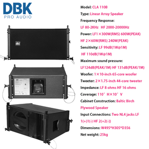 Hot bán 10 inch thụ động dòng mảng Loa hệ thống + kép 15inch loa siêu trầm âm thanh chuyên nghiệp PA Loa thiết bị âm thanh - Product Image 6