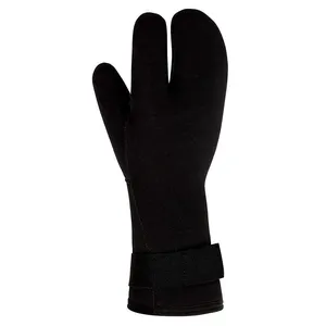 Перчатки для дайвинга унисекс, неопреновые рукавицы с тремя пальцами, 3 мм, 4 мм, 5 мм, 7 мм