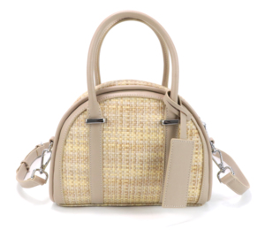 Bolso Bandolera Tejido para Mujer, Verano 2025, con Detalles en PU de Alta Calidad, Elegante Mini Bolso de Mano - Product Image 1