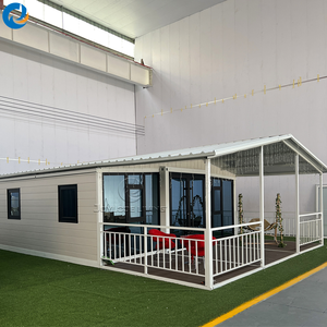 บ้านคอนเทนเนอร์หรูหราแบบขยายได้ พร้อมตัวเลือกห้องรับประทานอาหาร ห้องครัว สำนักงาน ปรับขนาดได้ตามต้องการ โครงสร้างสำเร็จรูปสำหรับโรงแรม ใช้งานกลางแจ้ง - Product Image 2