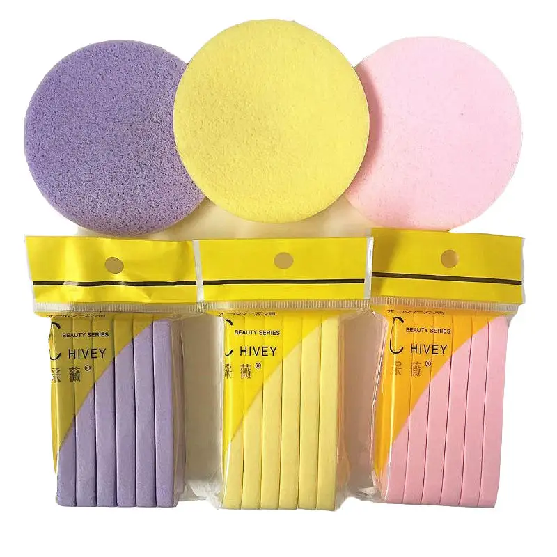 12 Pcs Facial Spons Bladerdeeg Gezicht Wassen Gecomprimeerd Cleaning Stick Reiniging Pad Huid Spons Voor Gezicht Wassen