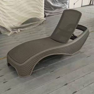 Piscine extérieure, chaise longue <span class=keywords><strong>de</strong></span> plage, <span class=keywords><strong>bain</strong></span> intérieur pliable en <span class=keywords><strong>plastique</strong></span>, chaise longue <span class=keywords><strong>de</strong></span> club d'hôtel à sources chaudes - Product Image 2