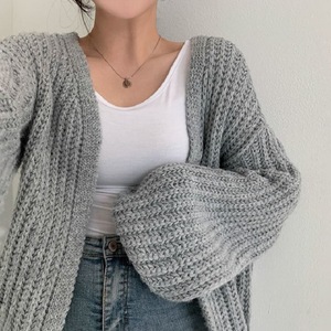 Cardigan <span class=keywords><strong>Long</strong></span> Manches Ouvert Décontracté <span class=keywords><strong>Tricot</strong></span>é Lâche pour Femme <span class=keywords><strong>Manteau</strong></span> Hauts Streetwear Automne - Product Image 6