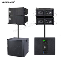 Système de sonorisation Line Array R206+A+RD-H15SA, ensemble de haut-parleurs double 6 pouces et caisson de basses 15 pouces 2*500W pour location de scène, concerts, spectacles