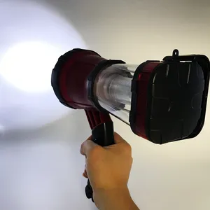 Lanterna led de fábrica com luz vermelha