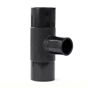 SDR11 SDR 13.6 High Density Polyethylene HDPE Pipe Butt Fusion Drainage Reducing Tee Fittings