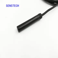 Tabung plastik aviasi Plug DS18B20 Digital Sensor suhu Probe dengan konektor