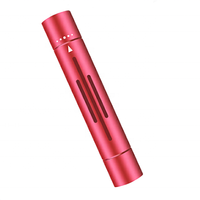 Diffuseur d'huiles essentielles pour voiture en alliage d'aluminium - Parfum pour véhicule, purificateur d'air solide portable pour évents, élimine la fumée