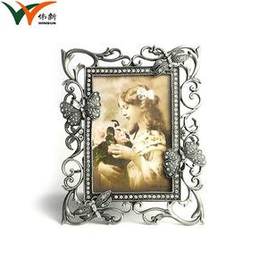 Cadre photo rectangulaire en métal à sublimation, motif papillon, libellule, fleur et vigne, haute qualité, vente en gros - Product Image 2