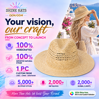 Chapeaux de paille pour femmes 2027 avec logo personnalisé, à large bord, protection solaire, vente en gros, chapeaux Fedora, Panama, Rancher, pour l'été et la plage