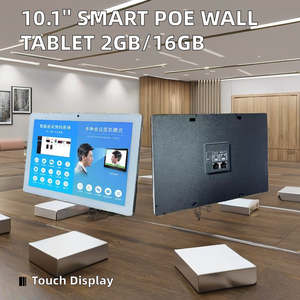Sistema de reserva de sala de reuniones con pantalla táctil LCD POE todo en uno de montaje en pared de 10,1 pulgadas para programación inteligente de oficina y sala de conferencias - Product Image 6