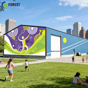 Excelente Edificio Deportivo Prefabricado de Alta Resistencia, Centro de Fitness Comunitario, Diseño Moderno, Bajo Costo, Preconstruido - Product Image 1