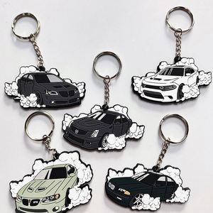 Wholesale Custom 2D Soft PVC Strap Key Chains <b>Personalized</b> Car Rubber <b>Keychains</b> for Promotional Gifts for All Types - Product Image 2