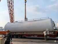 Réservoir de stockage industriel Donyue de 15 000 litres pour oxygène liquide / azote / argon / CO2 - Prix promotionnel
