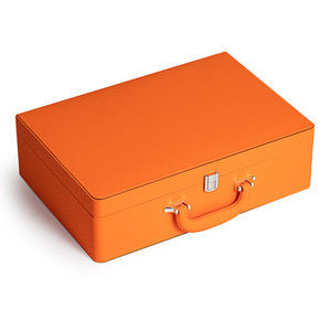 Elegante Caja de Regalo de Cuero Ecológica, Caja de Embalaje de Doble Puerta de Alta Gama, Caja para Regalos de Navidad, Pasteles de Luna, Chocolate y Champañ<span class=keywords><strong>a</strong></span> - Product Image 6