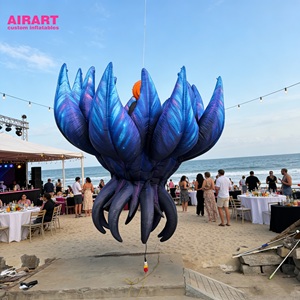 Sculpture géante gonflable personnalisée en forme d'algues pour spectacle sur scène - Product Image 2
