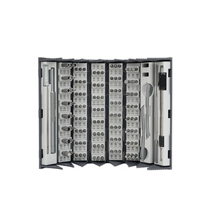 Juego de Destornilladores de Precisión de 128 Piezas con Puntas Intercambiables Torx y de Cabeza Cruzada, Mango de Plástico con Acabado Mate, Kit de Herramientas para Bricolaje - Product Image 2