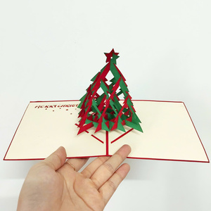 Cartes de vœux de Noël 3D exclusives - Vente en gros depuis le Vietnam avec des designs uniques pour rehausser vos vœux de fêtes - Product Image 1