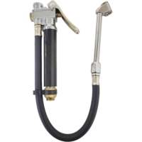 Air Tire Tyre Inflator High Accurate Pressure Gauge With Dual-Head Tire Chuck 120PSI 1/4" Air Inlet