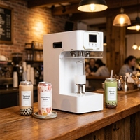 Machine de scellage automatique électrique par induction pour canettes de boissons de 330 ml et capsules de café en aluminium