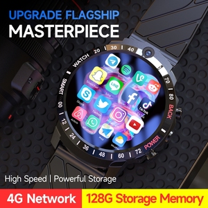 Reloj Inteligente con Teléfono Android, 1800mAh, 5 Millones de Píxeles, Cámara Dual, Pantalla Redonda HD de 1.6 Pulgadas 400*400, SIM 4G, Llamadas Full Netcom, <span class=keywords><strong>4</strong></span>+128GB - Product Image 2