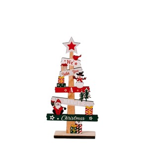 Adornos Navideños de Madera, Mini Letreros Decorativos de 6 Pulgadas, Decoración Navideña para el Hogar - Product Image 4