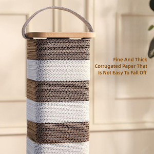 قابل للاستبدال خدش القط طويل القامة من الورق المقوى الزاوية مع الكرة - Product Image 4