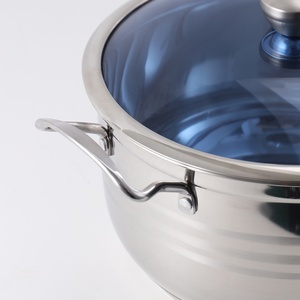 Atacado Clássico Design Coreano 14/10/6 Peça Aço Inoxidável Kitchen <span class=keywords><strong>Ware</strong></span> <span class=keywords><strong>Set</strong></span> Inclui Stock Pot para Cozinhar Leite e Sopa - Product Image 4