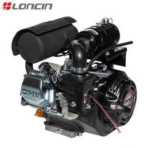 Motor de gasolina Loncin 168F-2H de 4 tiempos refrigerado por aire, apisonadora de un solo cilindro de 196 cc, arranque a patada, 6.5 HP, maquinaria de ingeniería - Product Image 3