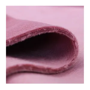 Anpassung Großhandel Polyester Spandex Super Soft Bonded Fleece Stricks toff für Wintermantel