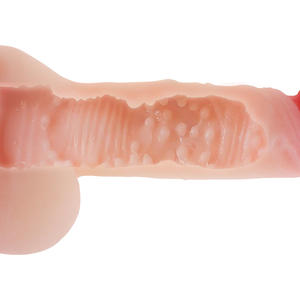 リアルなシリコン製男性用アナルマスターベーター、カップル向け後部チャンバーディルドモデル - Product Image 3