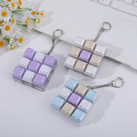 Porte-clés 9 touches avec interrupteurs mécaniques pour clavier, pendentif anti-stress, testeur de commutateurs, pour soulager le stress