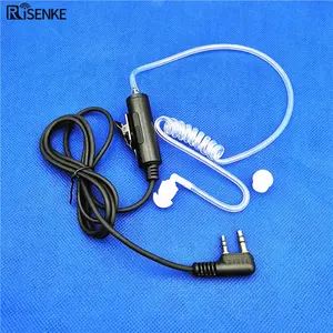 ขายส่ง 2พินชุดหูฟัง-2 Pin ราคาถูก1 Wire Walkie Talkie หูฟังชุดหูฟัง PTT สำหรับ Kenwood Two Way วิทยุ