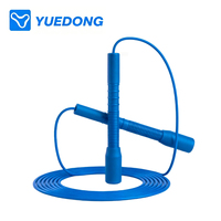 YUEDONG 101 Corde à sauter professionnelle pour le freestyle avec noyau en fil d'acier durable et longue poignée en PP