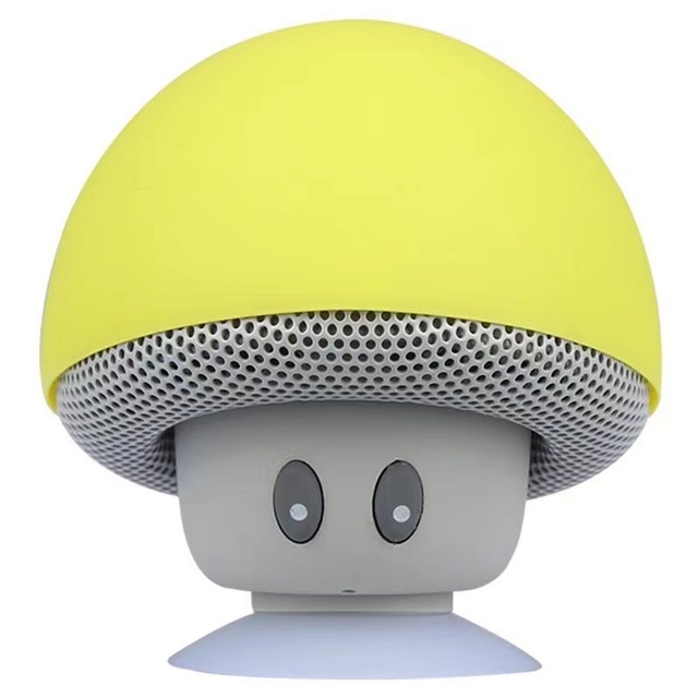 Universal Wireless Mushroom Speaker Sucker Cup Audio Receiver Music Stereo Subwoofer Mp3 Player Holder Speaker