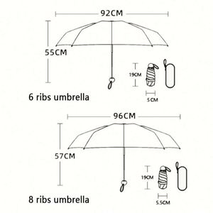 Custom With Logo Mini Promotion Capsule <b>Umbrella</b> Manual Uv Protection Lady Compact Sun and Rain Small Folding <b>Umbrella</b> - Product Image 5