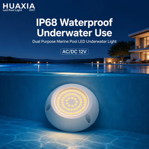 Luce Subacquea per Piscina e Barca, Riempita di Resina, Impermeabile IP68, LED 8W, Controllo Colore RGB, AC/DC12V, OEM ODM - Product Image 2