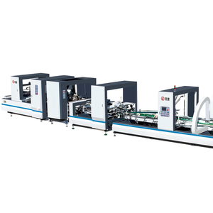Tốc độ cao hoàn toàn tự động đôi hộp thư mục gluer máy 4 & 6 góc hộp dán bao bì tạo thành máy - Product Image 3
