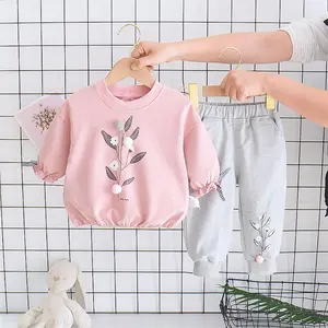 Westerse Stijl Meisjes Kleding Sets Leuke Herfst Kinderkleding Hoge Kwaliteit Baby Kleding