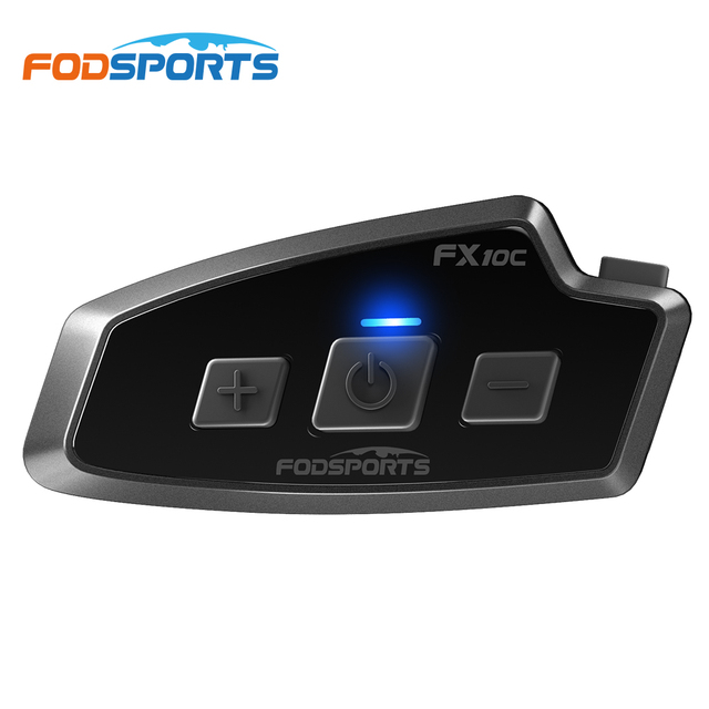 FX10C Motorcycle Accessories Intercom Long Range Handsfree Motorcycle Intercom With Mesh Fodsports Intercom