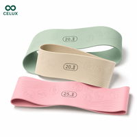Ensemble de bandes de résistance élastiques en latex épais pour yoga et fitness, multicolores
