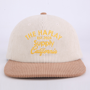 कस्टम 6 पैनल असंरचित कढ़ाई लोगो स्नैपबैक टोपी टोपी - Product Image 3