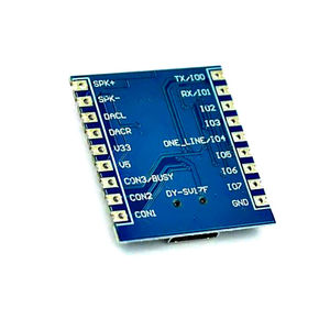 โมดูล DY-SV17F โมดูลเสียง เครื่องเล่น MP3 ขนาดเล็ก ทริกเกอร์ IO ดาวน์โหลดผ่าน USB โมดูลเสียงแฟลช DY-SV17F - Product Image 5