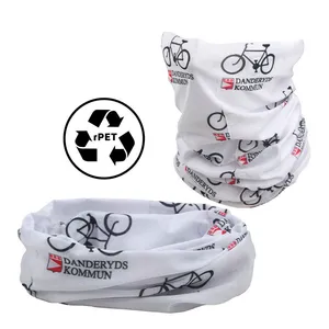 New Eco Material rPET Multifunctional Tube Custom Logo Neckwear Bandanas