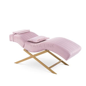 Table de soin de luxe moderne pour salon de beauté, lit d'extension de cils incurvé sur mesure - Product Image 2