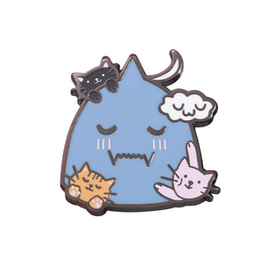 Spilla in metallo smaltato a forma di gatto blu HZ Creative Cartoon Fullmetal <span class=keywords><strong>Alchemist</strong></span> con tecnica placcata per accessori natalizi - Product Image 5