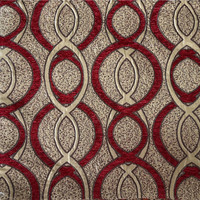Tissu de canapé rembourré en tissu jacquard géométrique
